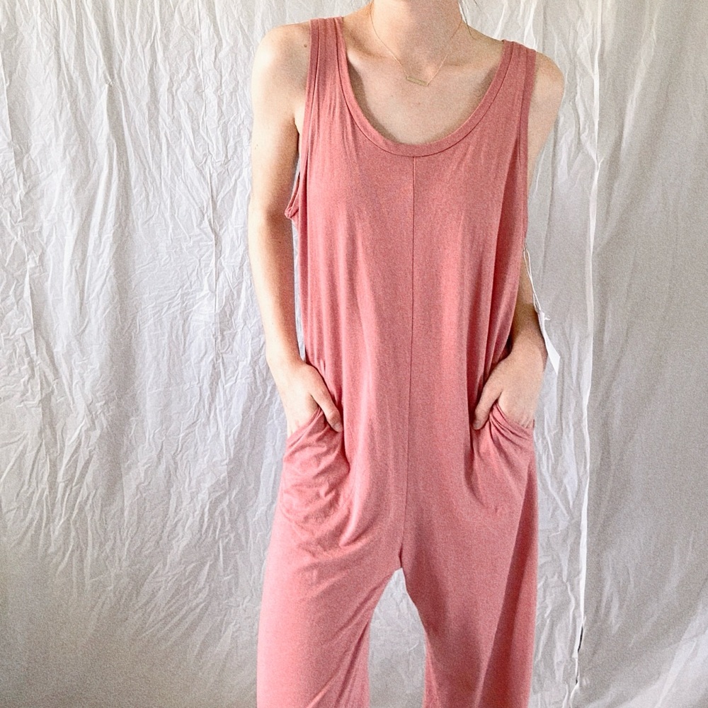 NEW Brookline Loungewear Adelphi Jumpsuit
| Ltd Edition Deep Rose Color M